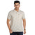 Chequed Polo T-shirt in Beige