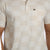 Chequed Polo T-shirt in Beige