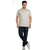 Chequed Polo T-shirt in Beige