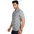 Chequed Polo T-shirt in Grey