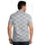 Chequed Polo T-shirt in Grey