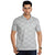 Chequed Polo T-shirt in Light Grey