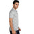Chequed Polo T-shirt in Light Grey