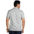 Chequed Polo T-shirt in Light Grey