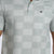 Chequed Polo T-shirt in Light Blue