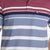 Stripped polo T-shirt