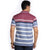 Stripped polo T-shirt