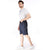 Regular Fit Indigo Shorts