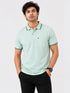 Pure Cotton Polo In Powder Blue