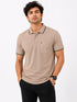 Pure Cotton Polo In Brown