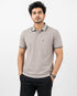 Pure Cotton Polo In Grey