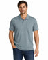 Structured Cotton Polo In Blue