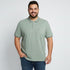 Basic Plus Size Polo Tee in Pastel Green