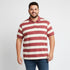 Structured Fabric Striped Polo