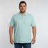Basic Plus Size Polo Tee in Light Blue