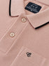 Waffle Knit Pink Polo