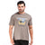 Printed Tee in Light Brown