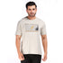 Printed Tee in Beige