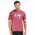 Printed Tee in Maroon