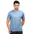 Printed Tee in Light Blue