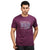 Printed Tee in Burgundy