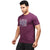 Printed Tee in Burgundy