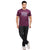 Printed Tee in Burgundy