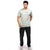 Printed Tee in Light Beige