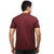 Printed Tee in Dark Red