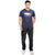 Printed Tee in Indigo