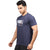 Printed Tee in Indigo