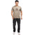 Printed Tee in Light Brown