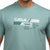 Printed tee in Sky Blue
