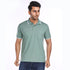 Structured Polo In Powder Blue