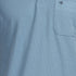 Structured Fabric Melange Polo in Blue