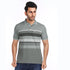 Stripped Green Polo T-shirt