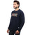 Printed Sweatshirt in Navy