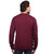 Printed Sweatshirt in Maroon