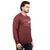 Printed Sweatshirt in Rust