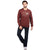 Printed Sweatshirt in Rust