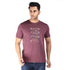 Printed Tee in Maroon