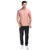 Zipped Polo in Pink