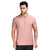 Zipped Polo in Pink