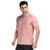 Zipped Polo in Pink