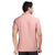 Zipped Polo in Pink