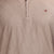 Zipped Polo in Beige