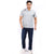 Printed Polo in Blue