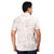 Printed Structured Beige Polo