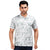 Printed Structured Green Polo