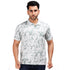 Printed Structured Green Polo